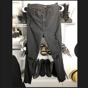 Skinny Ankle fit ripped jeans